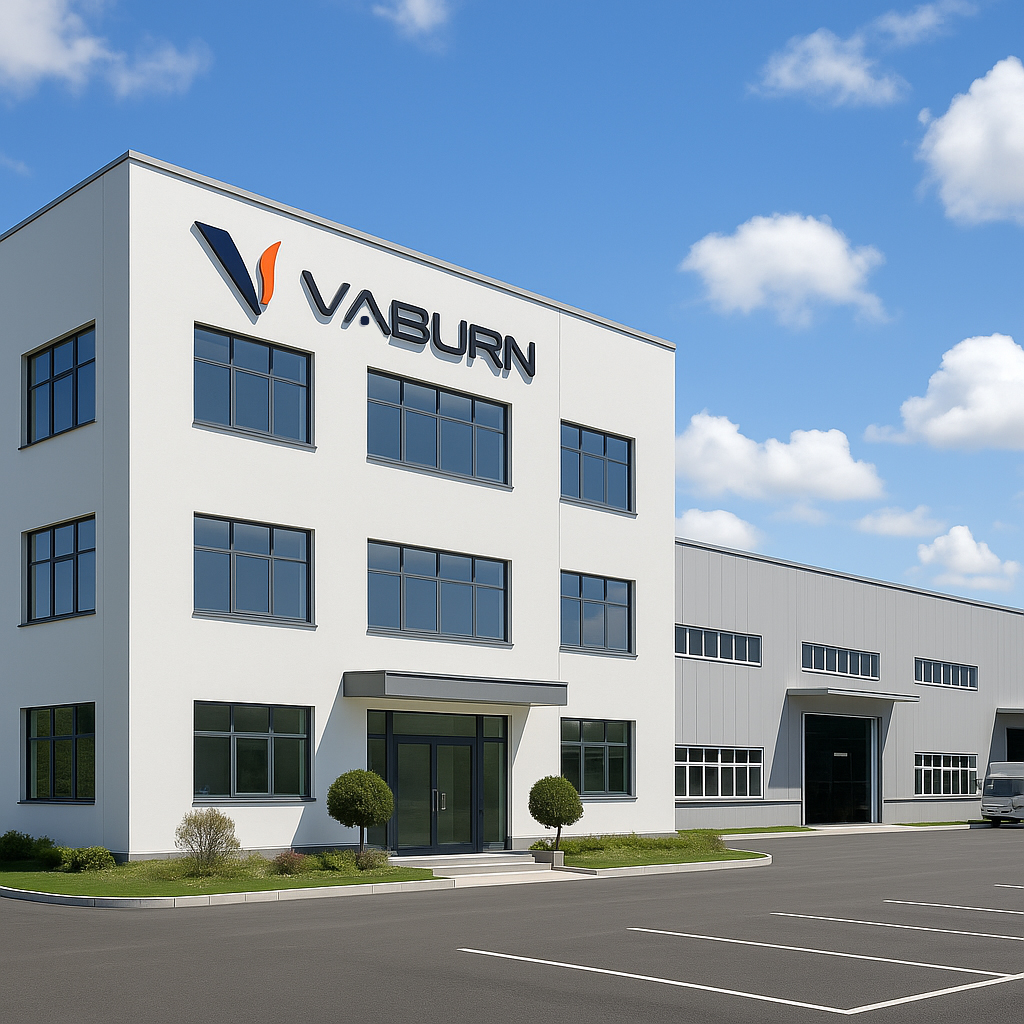 VABURN solar inverter and battery factory view in China